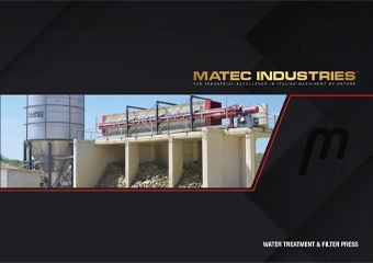 Wastewater treatment Filter press - Matec Industries